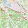 Trace GPS Laroin Saint Faust Jurançon, itinéraire, parcours