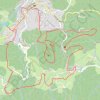 Trace GPS Jaujac Saint-Cirgues-de-Prades, itinéraire, parcours