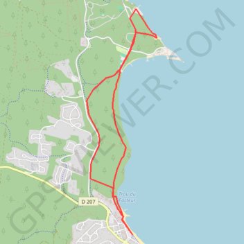 Trace GPS Etang de Maubuisson, itinéraire, parcours