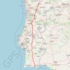 Trace GPS Estrada Nacional 2 de Faro a Chaves (Traçado Completo), itinéraire, parcours