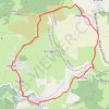 Trace GPS Saint-Croix en Jarez - Roches de Marlin, itinéraire, parcours