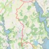 Trace GPS Tour du Golfe du Morbihan - Crac'h, itinéraire, parcours