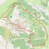 Trace GPS Aiguilles par Vaucluse, itinéraire, parcours