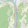Trace GPS Promenade au bord du Rhône, itinéraire, parcours