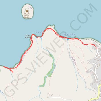 Trace GPS ⛹️ Trace Anse à l'Ane, itinéraire, parcours