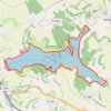Trace GPS Tour du lac de la Liez depuis le camping - Peigney, itinéraire, parcours