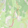 Trace GPS Col de la Chanrossa, itinéraire, parcours