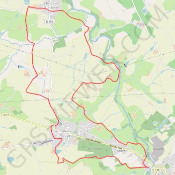 Trace GPS Saint Rémy en Mauges, itinéraire, parcours