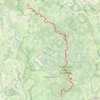 Trace GPS GR13 De St-Père (Yonne) à Glux-en-Glenne (Nièvre) (2020), itinéraire, parcours