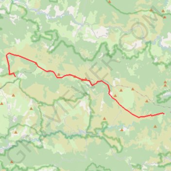 Trace GPS Le grand huit du Mont-Lozère - Retour, itinéraire, parcours