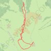 Trace GPS Ski de randonnée au Céciré, itinéraire, parcours