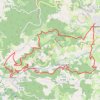 Trace GPS Circuit Vaugneray - DH Madone - Saint Laurent de Vaux, itinéraire, parcours