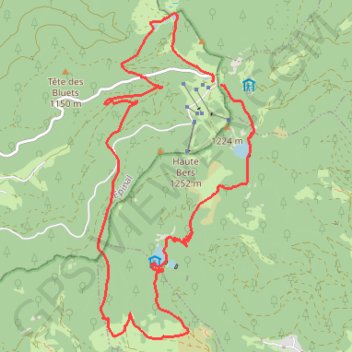 Trace GPS L'Auberge du Rouge Gazon, itinéraire, parcours