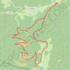Trace GPS Mont Climont, itinéraire, parcours