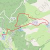Trace GPS lac brouffier raquette, itinéraire, parcours