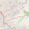 Trace GPS Cambalès, Aragon, Grande Fache depuis le refuge Wallon, itinéraire, parcours