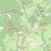 Trace GPS La Croix Piouze et la Croix de Grassidet - Arcon, itinéraire, parcours