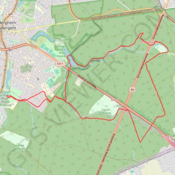 Trace GPS Parcours du rouge cloître, itinéraire, parcours