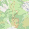Trace GPS Urxiloa, Larrango, Larla depuis RD 948, itinéraire, parcours