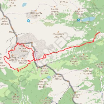 Trace GPS Les Cornettes de bise, itinéraire, parcours