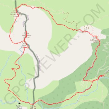 Trace GPS Pic de Gabedaille depuis les Forges d'Abel, itinéraire, parcours