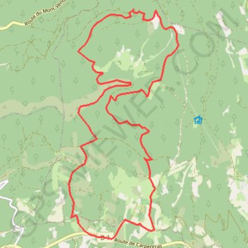 Trace GPS Les Abeilles - La forêt de Sault, itinéraire, parcours