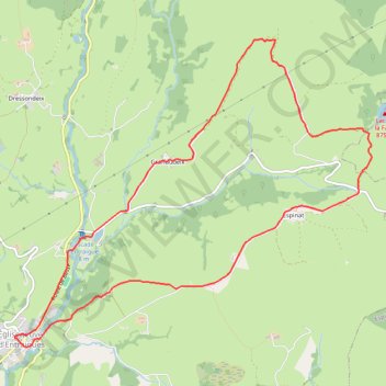 Trace GPS Sancy - Les Granjounes - Secteur Égliseneuve-d'Entraigues, itinéraire, parcours