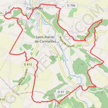 Trace GPS Rando à Cormeilles, itinéraire, parcours