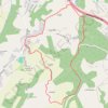 Trace GPS Moirax, sur la route des pèlerins de Saint-Jacques-de-Compostelle, itinéraire, parcours