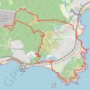 Trace GPS Le Dramont - Sur la piste d'Obélix et le bord de mer, itinéraire, parcours