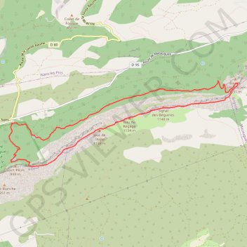 Trace GPS Saint Pilon, itinéraire, parcours