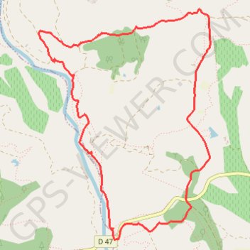 Trace GPS Le Muy - Les Pradinaux, itinéraire, parcours