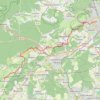 Trace GPS Belfort (FJT) - Villers sur Saulnot (auberge), itinéraire, parcours
