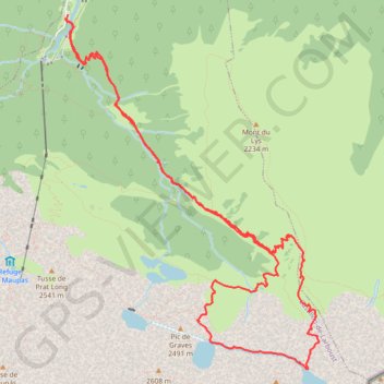 Trace GPS Lac Celinda et Lac Charles (31), itinéraire, parcours