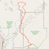 Trace GPS Skyline - Apwelantye Track, itinéraire, parcours
