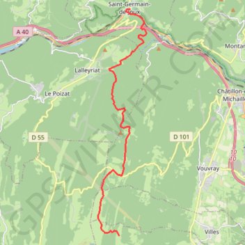 Trace GPS Rando des 3 régions, itinéraire, parcours