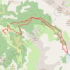 Trace GPS Jausiers Lans lac des Sagnes, itinéraire, parcours