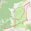 Trace GPS Le Grand Galbert en boucle par Le Lac Fourchu, itinéraire, parcours