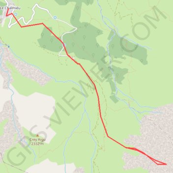 Trace GPS Montplat, itinéraire, parcours