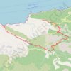 Trace GPS Calanches de Piana, itinéraire, parcours
