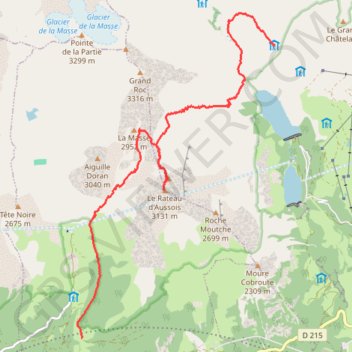 Trace GPS Raid Vanoise - Etape 5, itinéraire, parcours