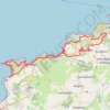 Trace GPS De Lumio à Ile Rousse, itinéraire, parcours