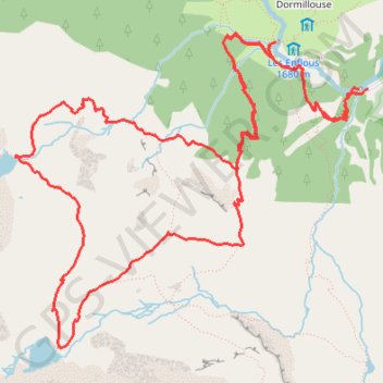 Trace GPS Vallouise - Pelvoux, Lacs Palluel et Faravel, itinéraire, parcours