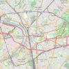 Trace GPS Du parc des Chanteraines à La Courneuve, itinéraire, parcours