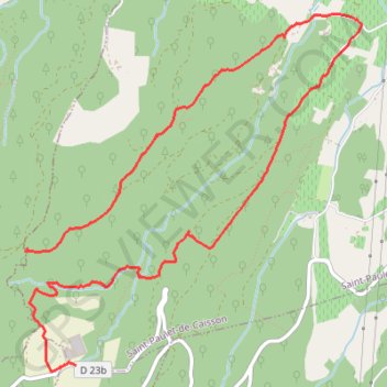 Trace GPS Chartreuse de Valbonne - La Broze, itinéraire, parcours