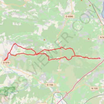 Trace GPS 2020-08-19 12:20:04, itinéraire, parcours