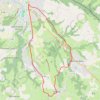 Trace GPS Montluçon - Néris-les-Bains - Villebret - Montluçon, itinéraire, parcours