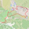 Trace GPS Sainte Victoire - Pas de la Savonnette - Gouffre du Garagaï, itinéraire, parcours
