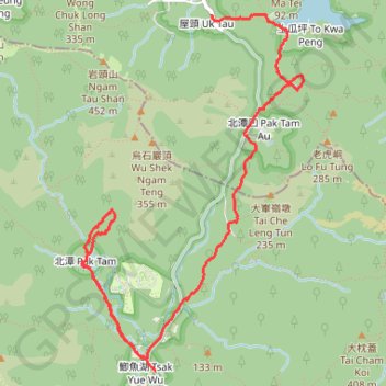 Trace GPS Sai Kunk Country Park, itinéraire, parcours