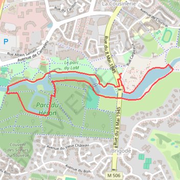 Trace GPS Carte - 11 novembre 2022, itinéraire, parcours